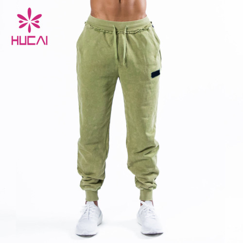 Custom Manufacture Hot Sale Washed Process Men Joggers China Supplier