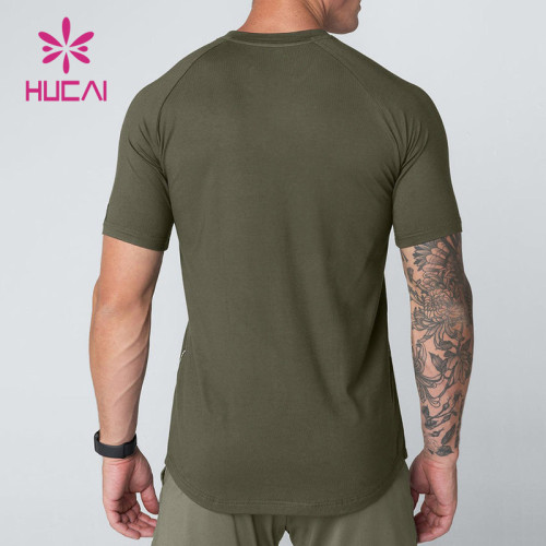 OEM ODM Plain Color Sportswear Mens Short Sleeve T Shirts