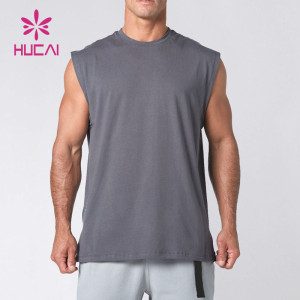 Activewear Custom High Quality Mens Breathable Skinny Sleeveless Tank Top