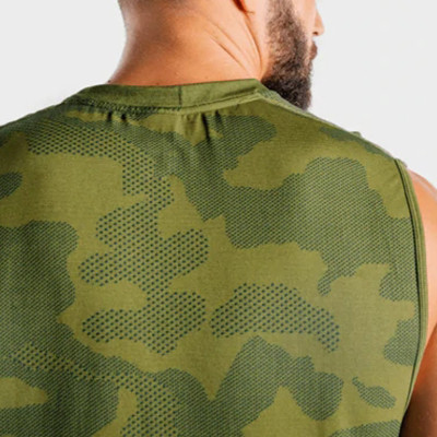 ODM CustomPrivate Label  Washed Process Men Tank Top China Manufacturer