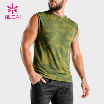 ODM CustomPrivate Label  Washed Process Men Tank Top China Manufacturer