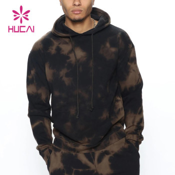 Fashionable Tie-Dye Mens Hoodie Activewear Custom Factory  Manufacturer