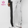 OEM Custom Drawstring Contrast Colors Invisible Zipperss Mens Joggers Activewear Factory