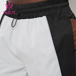 OEM Custom Drawstring Contrast Colors Invisible Zipperss Mens Joggers Activewear Factory
