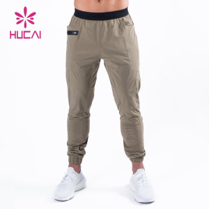 Customized Water-Resistant Zippers Mens Joggers China Manufacturer
