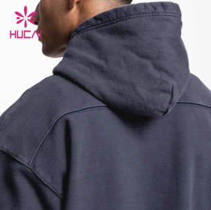 High Quality Mens Zippered Pocket Hoodie China Manufacturer