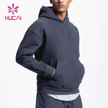 ODM Custom Logo Black Fashion Lesure Mens Hoodie China Factory Manufacturer