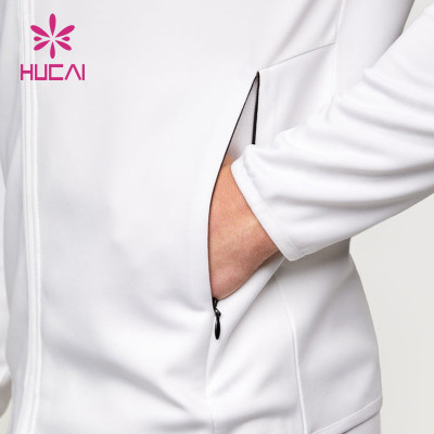 Mens Zippered Pockets Hooded Jackets China Manufacturer