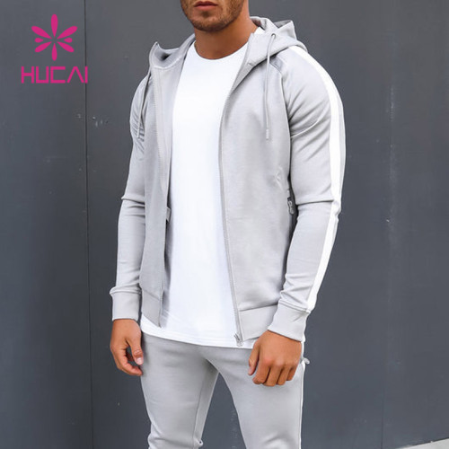 Custom High Neck Zippered Hooded High Quality Jackets China Factory Gym Wear Manufacturer