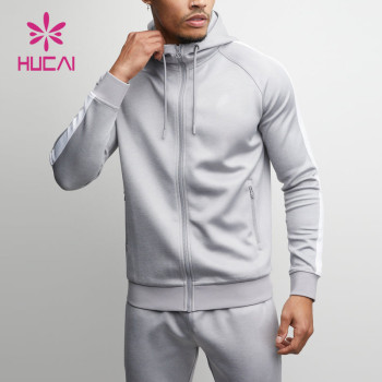 Custom High Neck Zippered Hooded High Quality Jackets China Factory Gym Wear Manufacturer