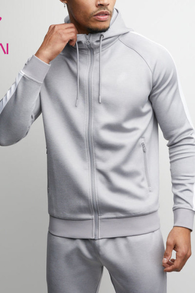 Custom High Neck Zippered Hooded High Quality Jackets China Factory Gym Wear Manufacturer