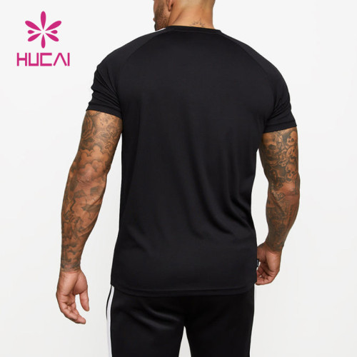 Custom Colors Stitching Slim Fit Mens T-shirt China Manufacturer