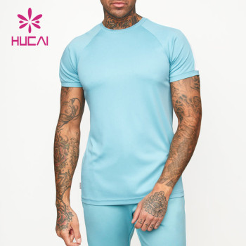 Activewear Custom Mens Color Stitches Dry-Fit T-shirt China Manufacturer