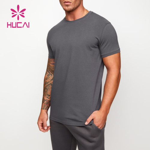 Grey Fashion Dry Fit Mens T-shirt China Manufacturer