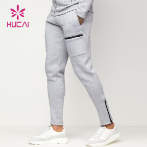 Mens High Quality Zippered Joggers China Manufacturer