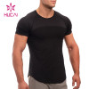 ODM Custom Elastic Slim Fit Mens T-shirt China Gym Wea Manufacturer