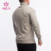OEM Zipper Design Men Long Sleeve Sweatshirts Private Label Custom Sportswear Manufacturer