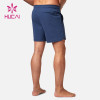 Custom Factory Manufacturer Mens Drawstring Double Layers Running Shorts Private Label