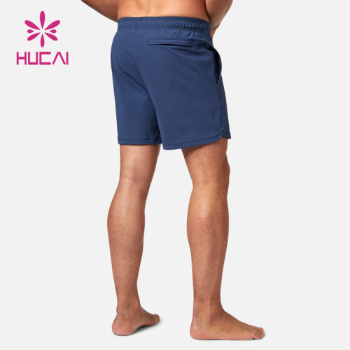 Custom Factory Manufacturer Mens Drawstring Double Layers Running Shorts Private Label