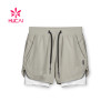 Custom Manufacture Lining Shorts With Phone Pockets Factory Private Label Activewear Supplier