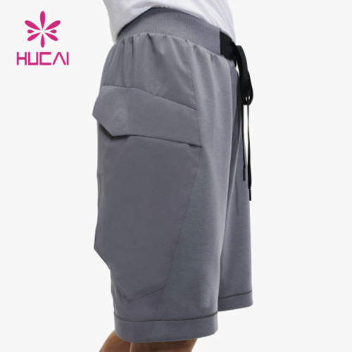 OEM Factory Manufacturer Mens Side Pocket Drawstring Shorts Sports Apparel Suppliers