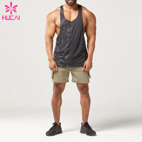 China Custom Quick Drying Sleeveless Fit Mens Gym Tank Tops Sports Apparel Suppliers