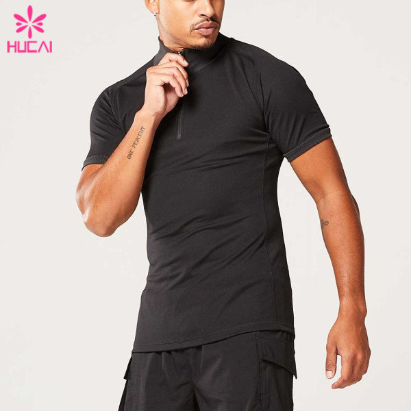 Custom Factory Manufacturer Gym Breathable Fit Fast Dry T Shirts Mens Gym Wear Suppliers