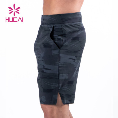 ODM Hight Quality Camouflage Color Mens Fashion Gym Shorts Fitness Clothing Manufacturer
