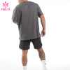 ODM Fitness Clothing Manufacturer Hight Quality Mens Gym Slim-Fitr T Shirts Suppliers