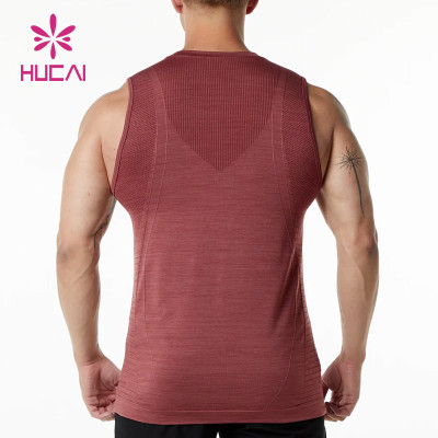 ODM custom workout clothes muscle stringer gym dri fit tank top men activewear suppliers