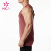 ODM custom workout clothes muscle stringer gym dri fit tank top men activewear suppliers