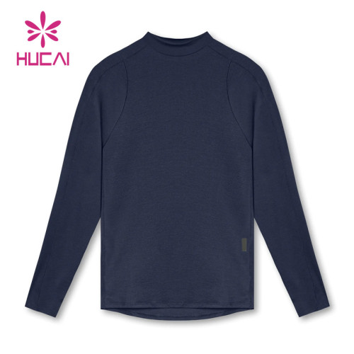 OEM Custom Mens Running Long Sleeves Breathable T Shirts Private Label Factory Manufacturer