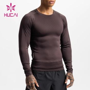 OEM Custom Men Activewear Long Sleeves Running Sweatshirts Factory Supplier