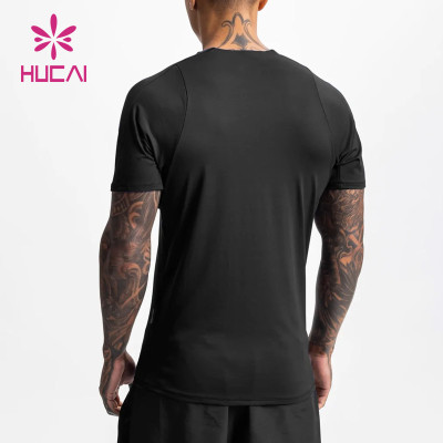 custom athletic mens loose best quality workou t shirt fitness sports apparel suppliers