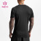 custom athletic mens loose best quality workou t shirt fitness sports apparel suppliers
