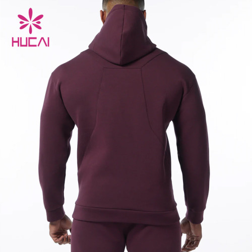 oem custom gym wear mens matching drawstring hoodies  fitness clothes activewear suppliers
