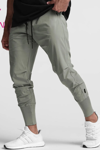 custom mens functional plain slim fit high performance running joggers sportswear supplier