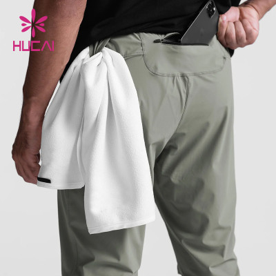 custom mens functional plain slim fit high performance running joggers sportswear supplier