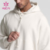 custom athletic wear high quality leisure mens gym hoodie fitness clothing manufacturer