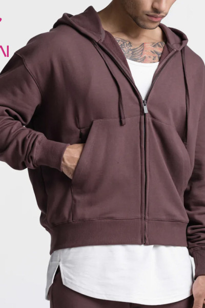 men hoodie custom logo high quality leisure fitness hoodie activewear factory