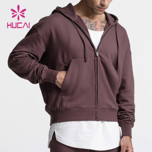 men hoodie custom logo high quality leisure fitness hoodie activewear factory