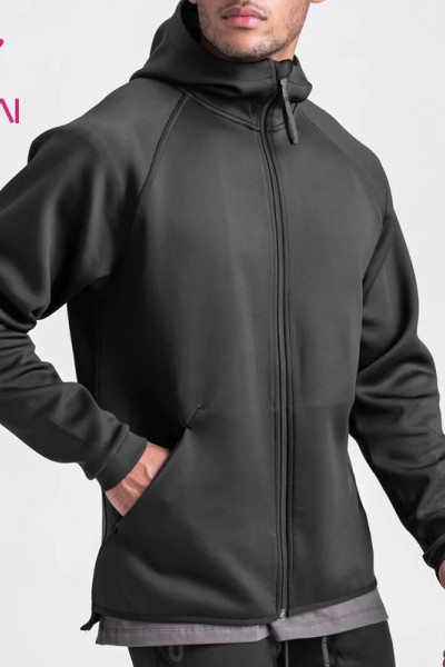 activewear custom high quality heavy weight mens long sleeve crew neck jcket suppliers