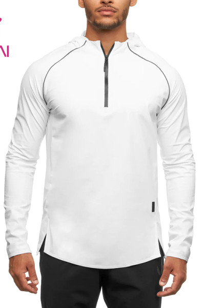 Custom Private Label Gym Slim-Fit Reflect Light Hoodies China Manufacturer