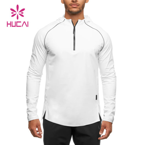 Custom Private Label Gym Slim-Fit Reflect Light Hoodies China Manufacturer