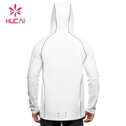 Custom Private Label Gym Slim-Fit Reflect Light Hoodies China Manufacturer