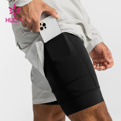 custom private label spandex sports mens running high performance shorts supplier