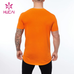 Factory Manufacturer Custom Low MOQ Gym Plain T Shirts Mens Fitness Apparel Supplier