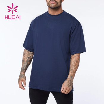 plain color high performance round neck  gym t shirt mens china manufacturer