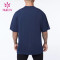plain color high performance round neck  gym t shirt mens china manufacturer