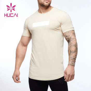 oem stretch oversize elastic t shirt mens custom gym wear manufactured in China